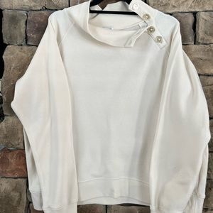 J Crew button neck sweatshirt